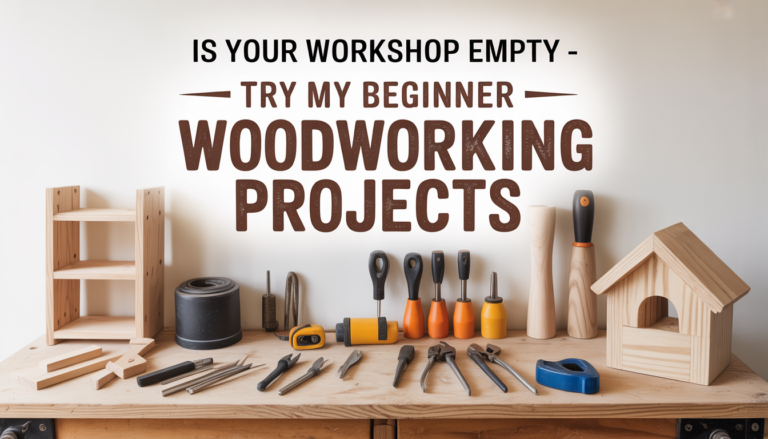 Is Your Workshop Empty? Try My Beginner Woodworking Projects