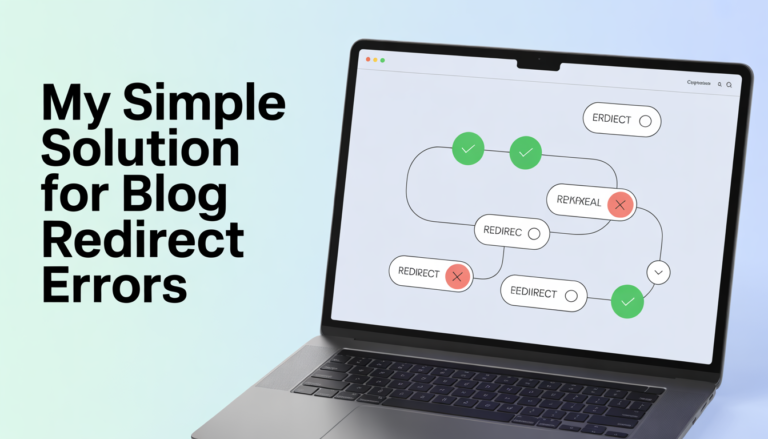 My Simple Solution for Blog Redirect Errors